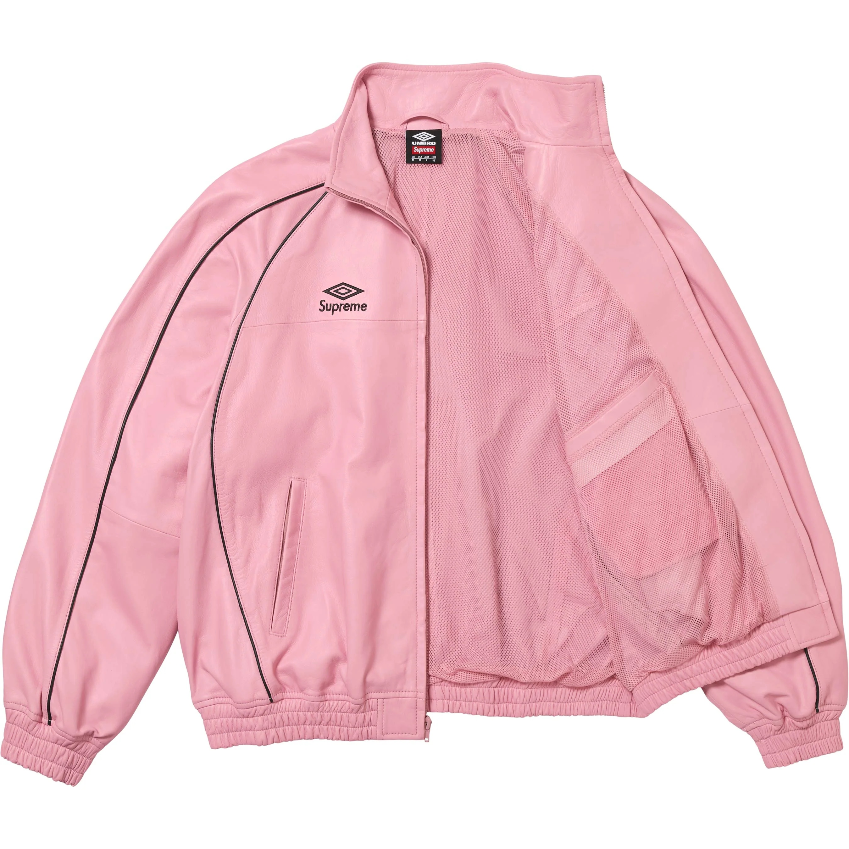 Supreme®/Umbro® Leather Track Jacket view 5